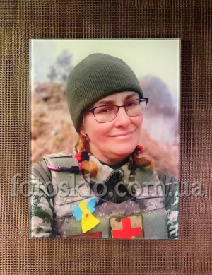 Фото под стеклом военному на памятник- Fotosklo